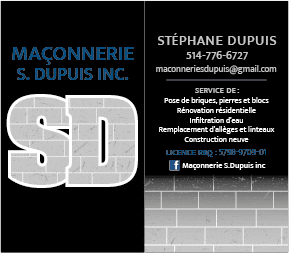 Maçonnerie Stéphane Dupuis